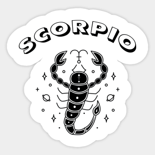 Scorpio Astrology Sign Sticker